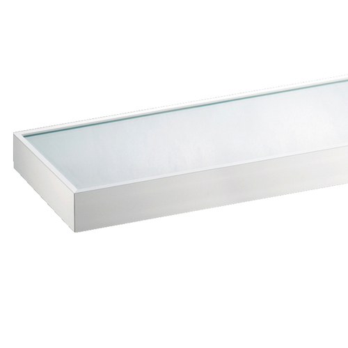 LED Glasbodenleuchte Teo, Edelstahl-Optik