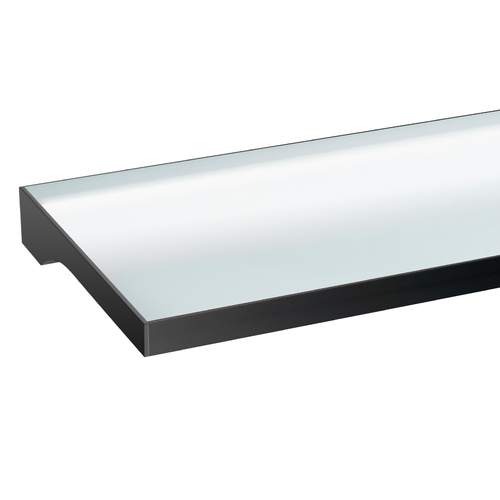 LED Glasbodenleuchte Teo Slim, schwarz
