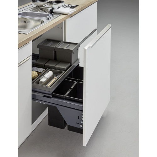 Orga-Board für Einbau-Abfallsammler PULLBOY-SOFT COMFORT mit Auszugsdeckel