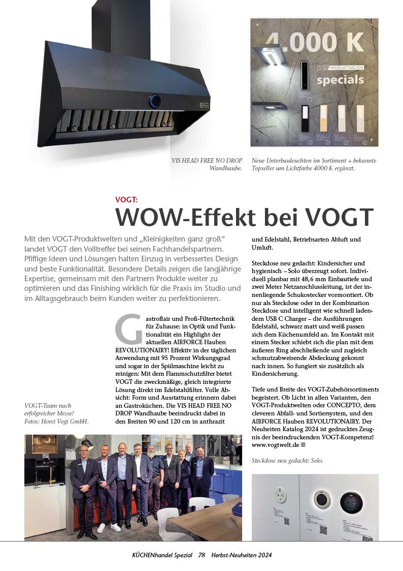 WOW-Effekt bei VOGT
