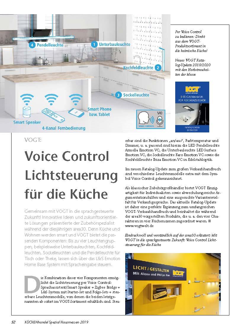 Lichtsteuerung für die Küche per VOICE CONTROL