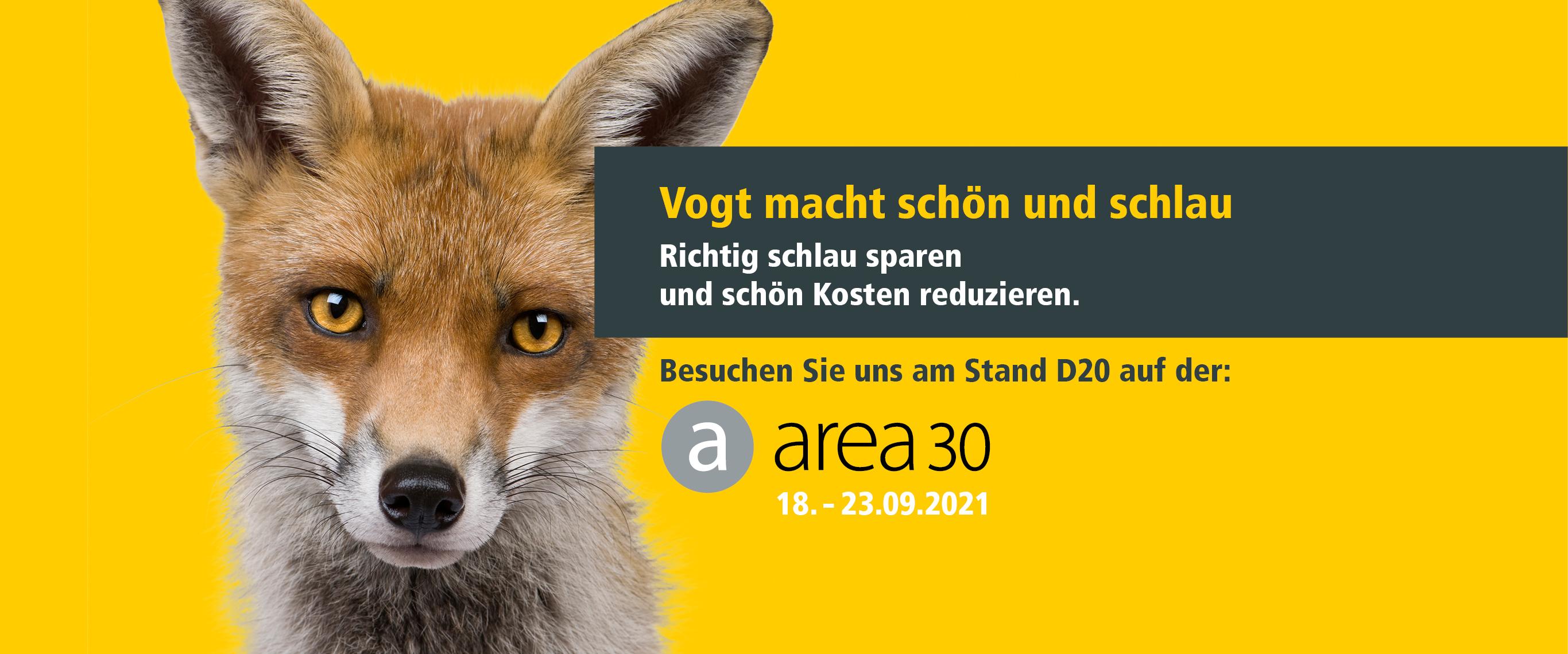 Endlich wieder Messe! area30, wir kommen! :-)