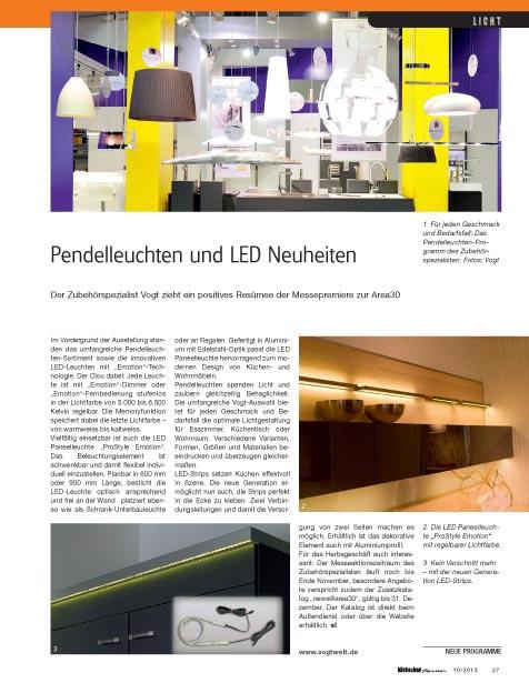 Pendelleuchten und LED Neuheiten