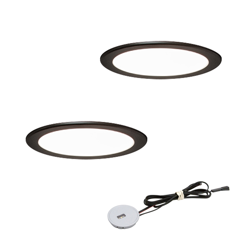 2er-Set LED-Einbaustrahler MOONLIGHT EMOTION