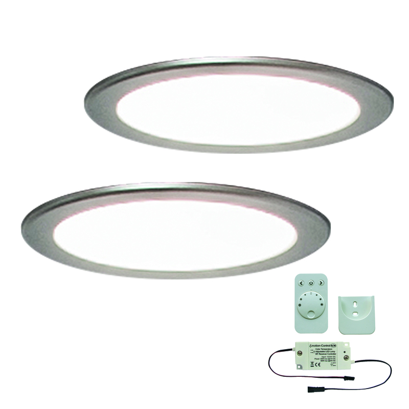 2er-Set LED-Einbaustrahler MOONLIGHT EMOTION