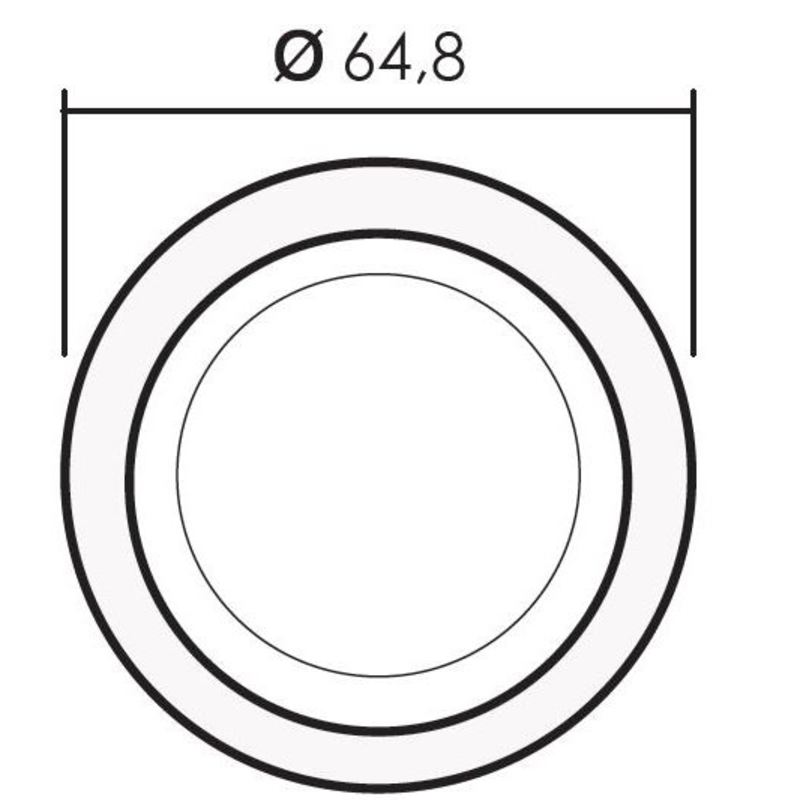 3er-Set LED-Aufbauleuchte CHIP 58