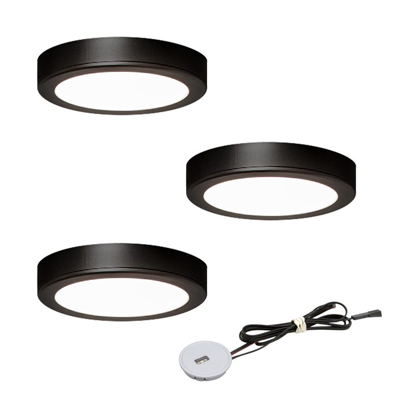 3er-Set LED-Aufbauleuchte MOONLIGHT EMOTION