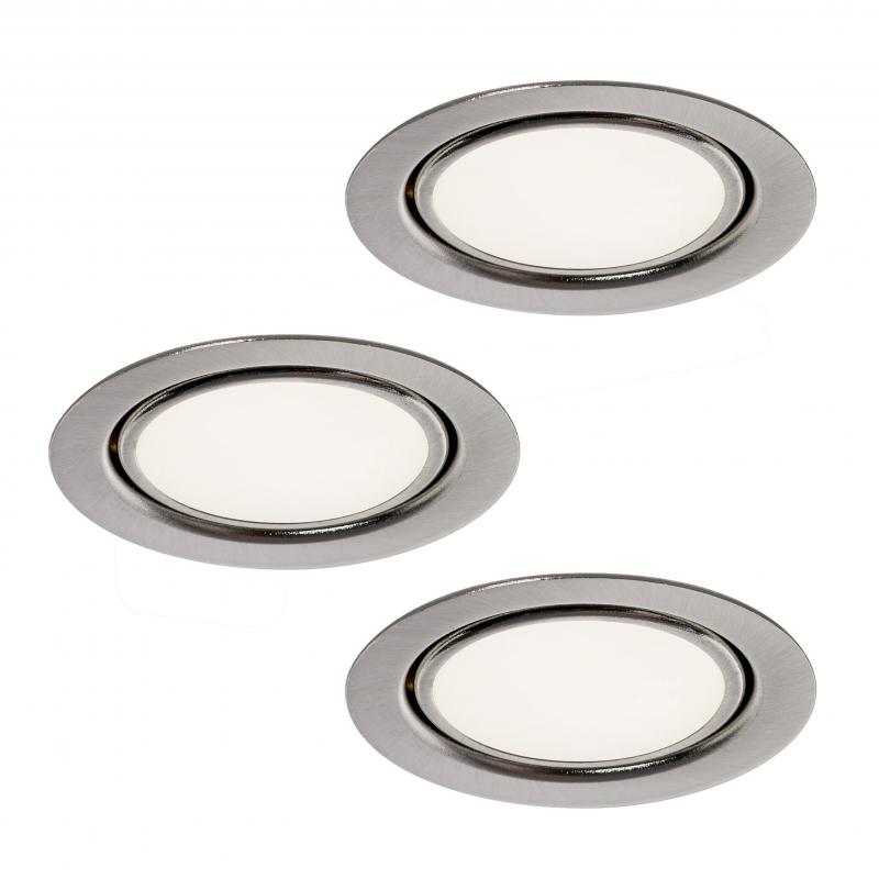 3er-Set LED-Einbaustrahler BOBBY 2.0 (3000 K)
