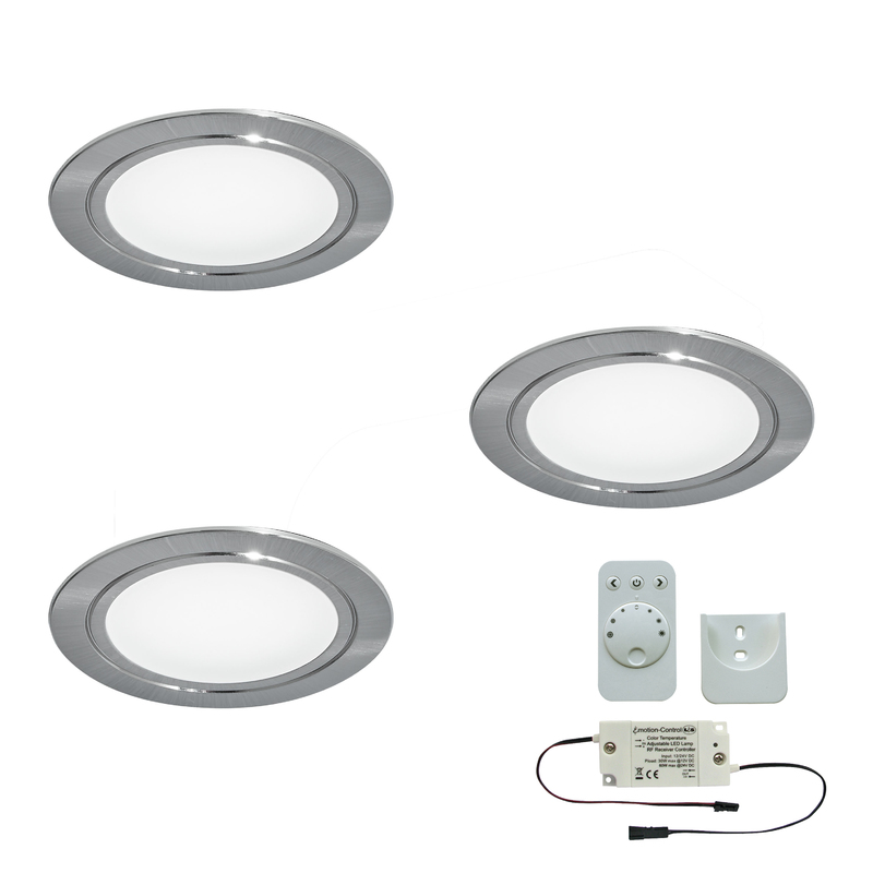 3er-Set LED-Einbaustrahler CHIP 58 EMOTION