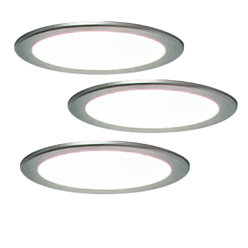 3er-Set LED-Einbaustrahler MOONLIGHT