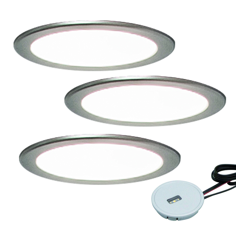 3er-Set LED-Einbaustrahler MOONLIGHT EMOTION