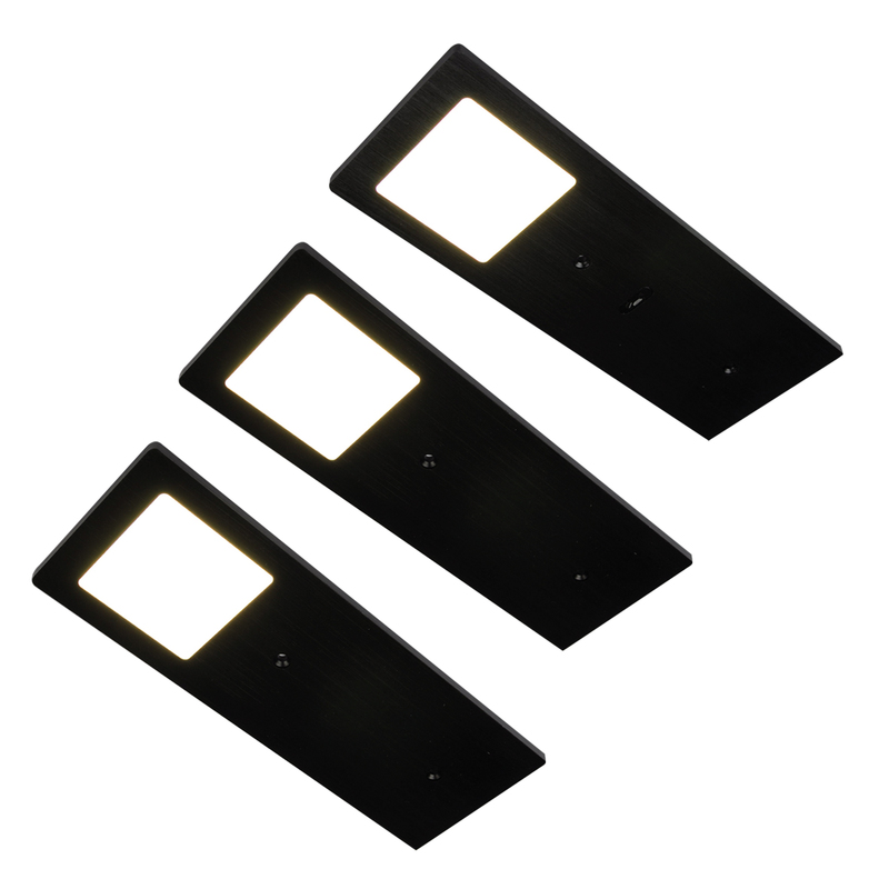 3er-Set LED Leuchte ECO-PAD F