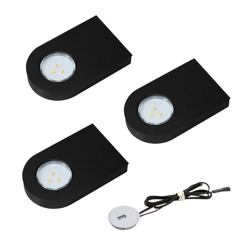 3er Set LED Leuchte GLASPOINT EMOTION