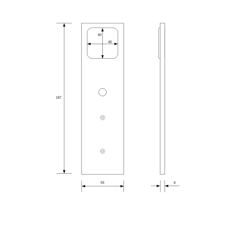 3er-Set LED Leuchte LAGO (4000 K)