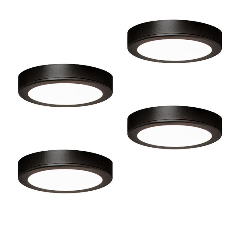 4er-Set LED-Aufbauleuchte MOONLIGHT