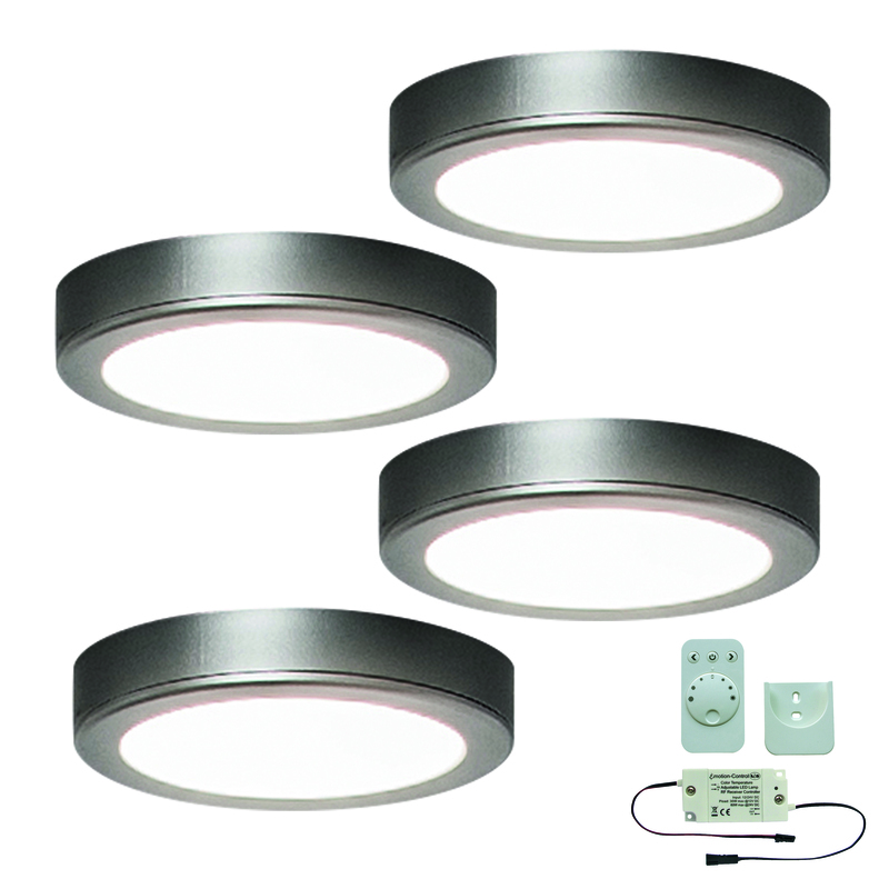 4er-Set LED-Aufbauleuchte MOONLIGHT EMOTION