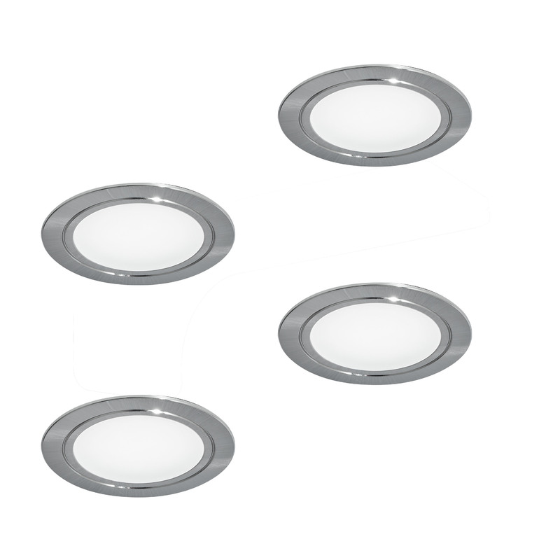 4er-Set LED-Einbaustrahler CHIP 58