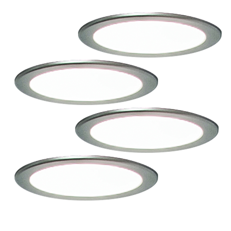 4er-Set LED-Einbaustrahler MOONLIGHT