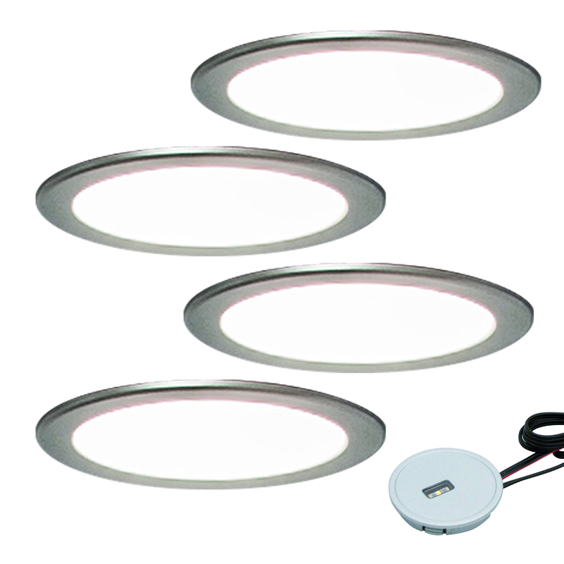 4er-Set LED-Einbaustrahler MOONLIGHT EMOTION