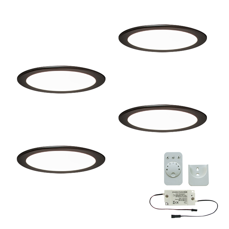 4er-Set LED-Einbaustrahler MOONLIGHT EMOTION