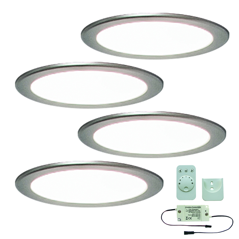 4er-Set LED-Einbaustrahler MOONLIGHT EMOTION