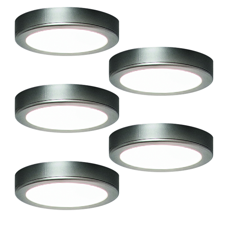 5er-Set LED-Aufbauleuchte MOONLIGHT