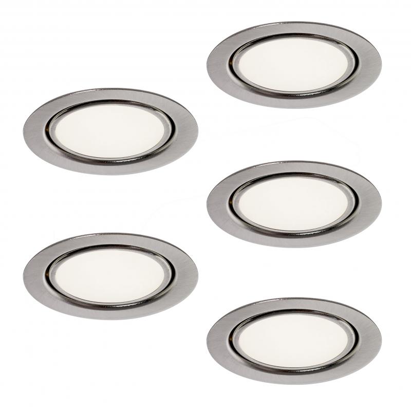 5er-Set LED-Einbaustrahler BOBBY 2.0 (3000 K)