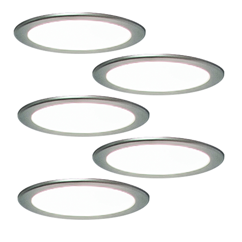 5er-Set LED-Einbaustrahler MOONLIGHT