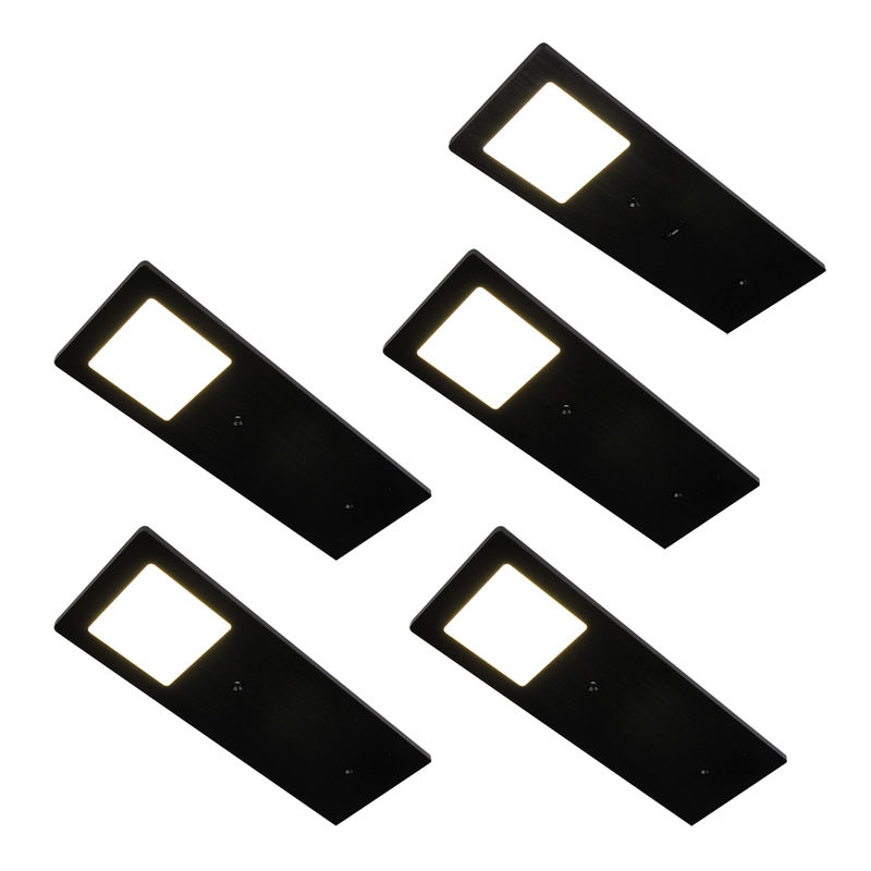 5er-Set LED Leuchte ECO-PAD F (3000 K)
