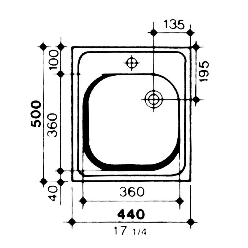 Einbauspüle DOMINO-EB 4450