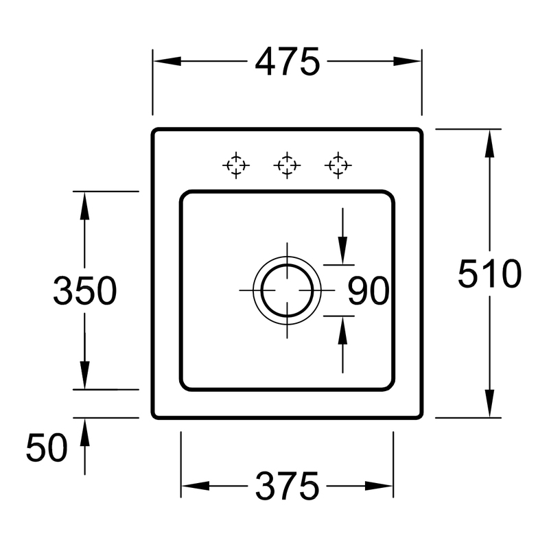 Einbauspüle SUBWAY 45 XS (Ivory)