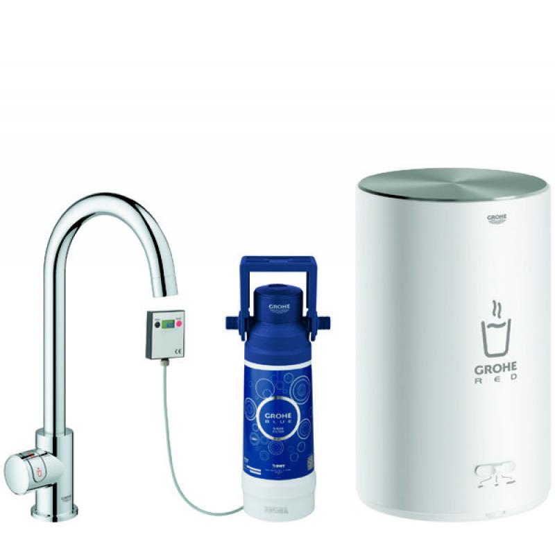 GROHE Red II Mono Armatur C-Auslauf (verchromt)