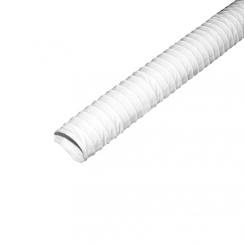 Gewebeschlauch Ø 127 mm, weiß, 1 Meter im Netz