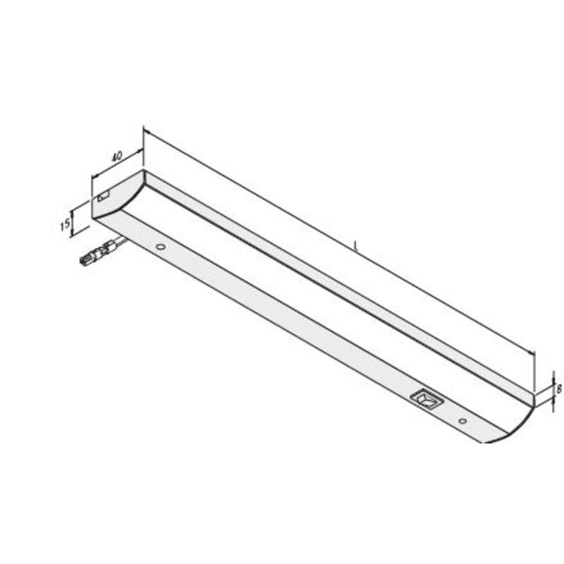 LED Unterbauleuchte ModuLite F (600 mm)
