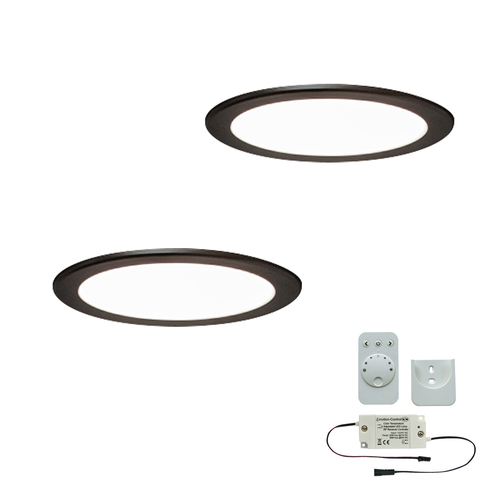 2er-Set LED-Einbaustrahler MOONLIGHT EMOTION