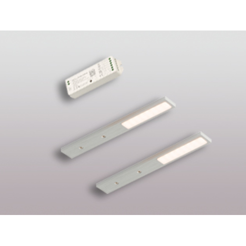 2er-Set LED Leuchte PITA VC Edelstahl-Optik