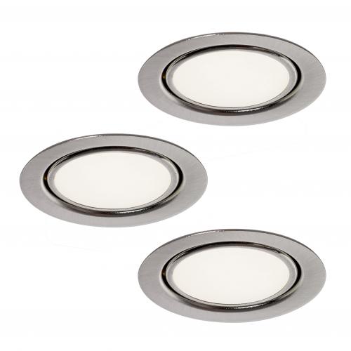 3er-Set LED-Einbaustrahler BOBBY 2.0 (3000 K)