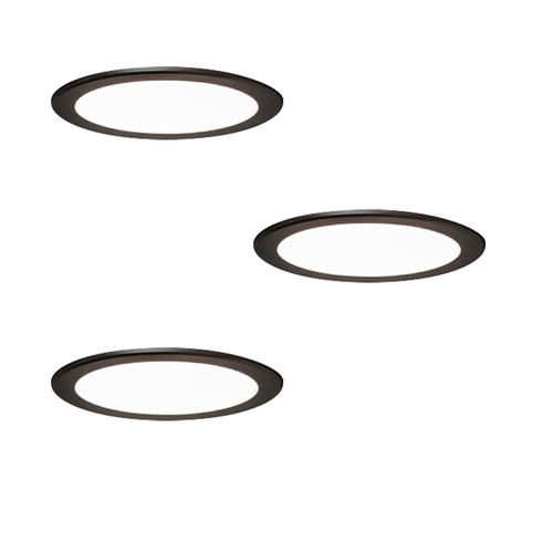3er-Set LED-Einbaustrahler MOONLIGHT