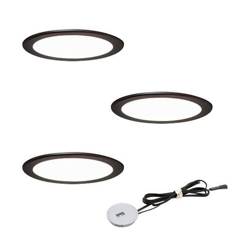 3er-Set LED-Einbaustrahler MOONLIGHT EMOTION