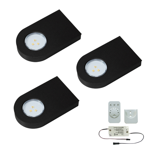 3er Set LED Leuchte GLASPOINT EMOTION