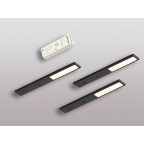 3er-Set LED Leuchte PITA VC schwarz