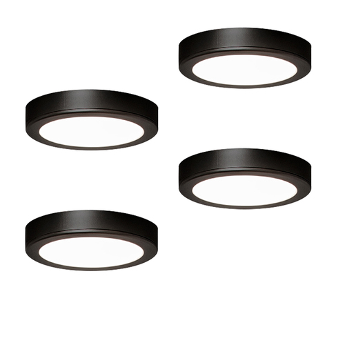 4er-Set LED-Aufbauleuchte MOONLIGHT