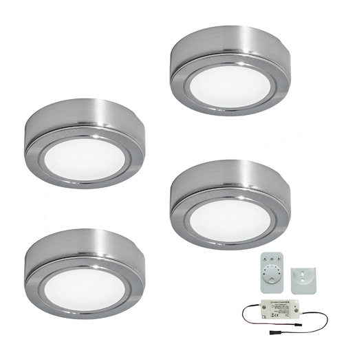 4er-Set LED-Aufbaustrahler CHIP 58 EMOTION