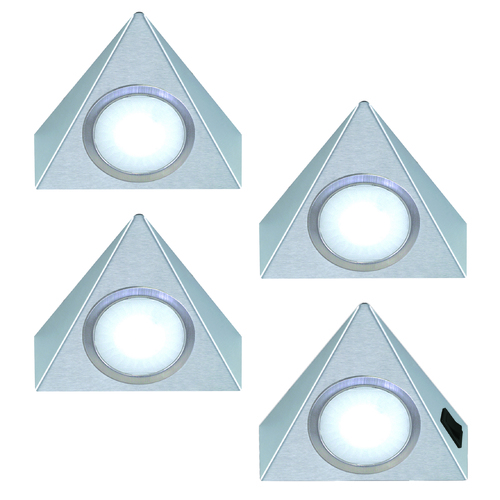 4er-Set LED Dreieckleuchte TRIANGOLO