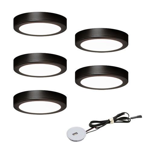 5er-Set LED-Aufbauleuchte MOONLIGHT EMOTION