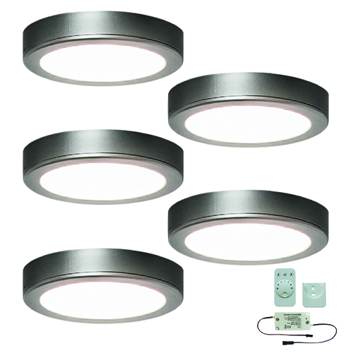 5er-Set LED-Aufbauleuchte MOONLIGHT EMOTION