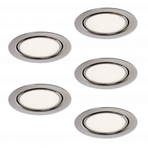 5er-Set LED-Einbaustrahler BOBBY 2.0 (3000 K)