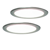 2er-Set LED-Einbaustrahler MOONLIGHT