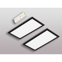 2er-Set LED Leuchte BASSO VC schwarz