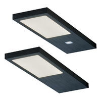 2er-Set LED Leuchte GAMMA NOIR (4000 K)